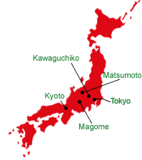 Fuji Paths Tour Map
